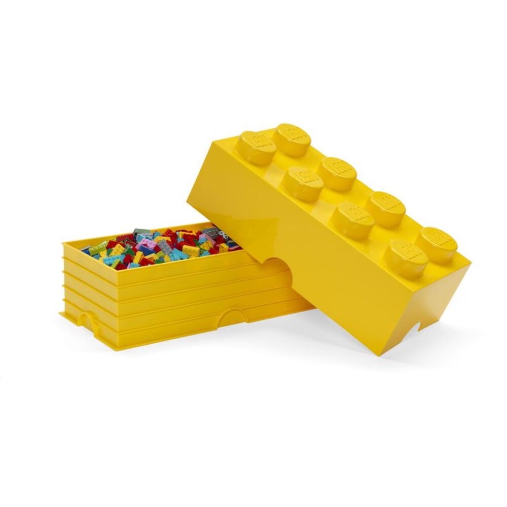 LEGO Storage Brick With 8 Knobs, Bright Yellow COLLECTIBLES